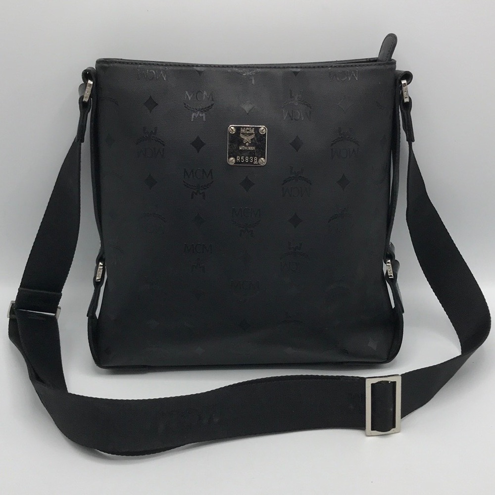 MCM Black Crossbody Messenger Bag